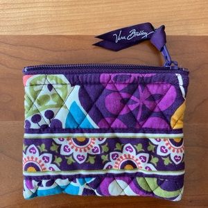 Vera Bradley Quilted Cotton Zipper Pouch
